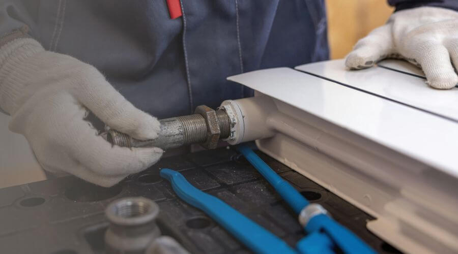 Burst pipe repair in Johnston, RI